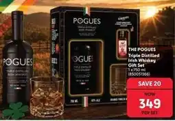 Makro Triple distilled irish whiskey gift set offer