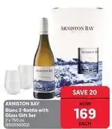 Makro Blanc 2-bottle with glass gift set (850036002) offer