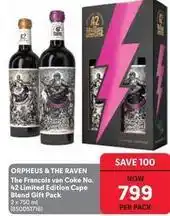 Makro The francois van coke no. 42 limited edition cape blend gift pack (2 x 750 ml) (850051716) offer