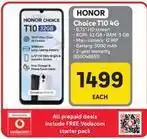 Makro Honor - choice t10 4g offer