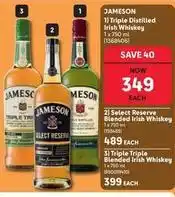 Makro Jameson - triple distilled irish whiskey 1 x 750 ml (1368406) offer