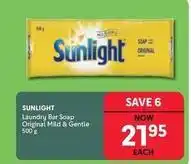 Makro Sunlight - laundry bar soap original mild & gentle offer