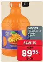 Makro Brookes - oros original orange squash offer