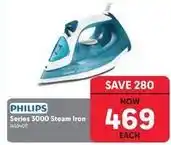 Makro Philips - series 3000 steam iron (453401) offer