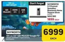 Makro Skyworth - 139 cm (55) qd miniled google tv offer