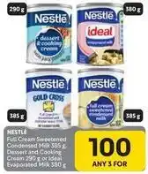 Makro Nestlé - full cream sweetened condensed milk, dessert and cooking cream, ideal evaporated milk offer