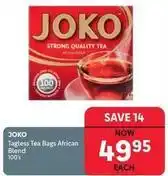 Makro Joko - tagless tea bags african blend 100's offer