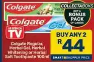 Pick n Pay Colgate - regular, herbal gel, herbal whitening or herbal salt toothpaste offer
