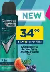 Pick n Pay Rexona - shield aerosol spray offer