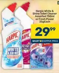 Pick n Pay Harpic - white & shine toilet cleaner or fresh power offer