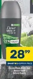 Pick n Pay Dove - men roll-on offer