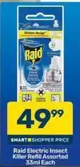 Pick n Pay Raid - electric insect killer refill assorted offer