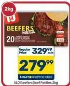Pick n Pay Hypermarket I&j - beefers mega beef patties offer