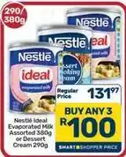 Pick n Pay Hypermarket Nestlé - evaporated milk or dessert cream offer