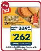 Pick n Pay Hypermarket I&j - chicken burgers with cheese offer