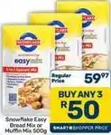 Pick n Pay Hypermarket Snowflake - easy bread mix or muffin mix offer