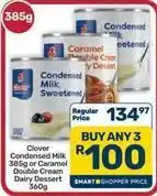Pick n Pay Hypermarket Clover - condensed milk or caramel dairy dessert offer