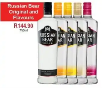 Russian Bear Vodka Assorted