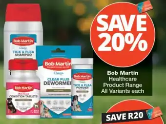 Bob Martin Healthcare Product Range