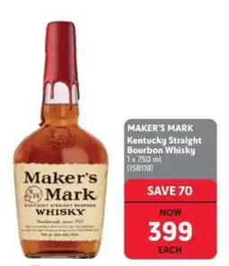 Makro MAKER’S MARK Kentucky Straight Bourbon Whisky offer