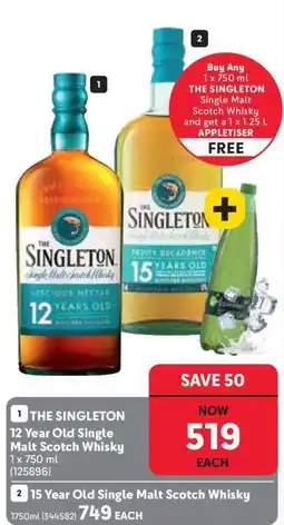 Makro THE SINGLETON 12 Year Old Single Malt Scotch Whisky offer