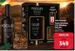 Makro THE POGUES Triple Distilled Irish Whiskey Gift Set offer