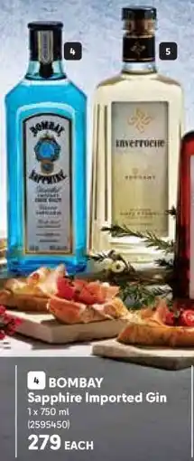 Makro BOMBAY Sapphire Imported Gin offer