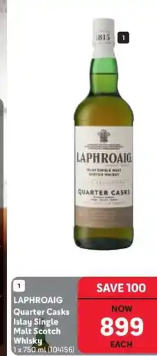 Makro LAPHROAIG Quarter Casks Islay Single Malt Scotch Whisky offer