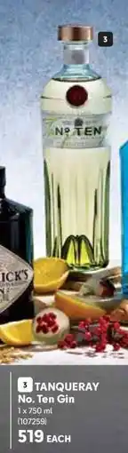Makro TANQUERAY No. Ten Gin offer