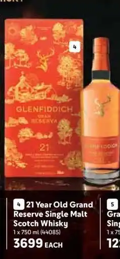 Makro 21 Year Old Grand Reserve Single Malt Scotch Whisky offer