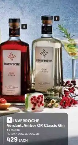 Makro INVERROCHE Verdant, Amber OR Classic Gin offer