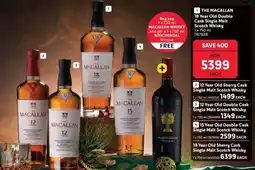 Makro THE MACALLAN 18 Year Old Double Cask Single Malt Scotch Whisky offer