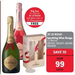 Makro JC LE ROUX Sparkling Wine Range offer