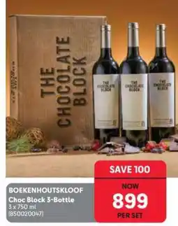 Makro BOEKENHOUTSKLOOF Choc Block 3-Bottle offer