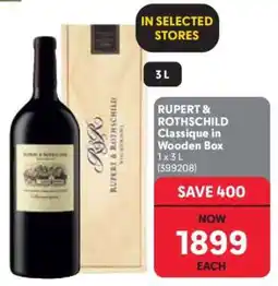 Makro RUPERT & ROTHSCHILD Classique in Wooden Box offer