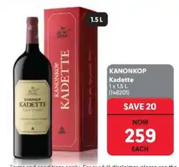Makro KANONKOP Kadette offer