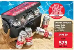 Makro CAPTAIN MORGAN Spiced Gold Premix Cola offer