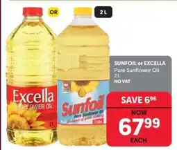 Makro SUNFOIL or EXCELLA Pure Sunflower Oil offer