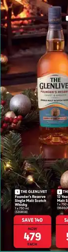 Makro The Glenlivet Founder's Reserve Single Malt Scotch Whisky offer