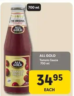 Makro ALL GOLD Tomato Sauce offer