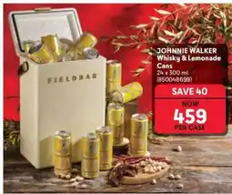 Makro JOHNNIE WALKER Whisky & Lemonade Cans offer