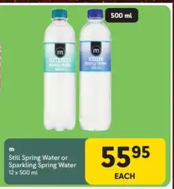 Makro m Still Spring Water or Sparkling Spring Water offer