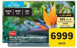 Makro TCL 139 cm (55) Smart QLED Google TV offer