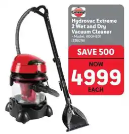 Makro Hydrovac Extreme 2 Wet and Dry Vacuum Cleaner offer