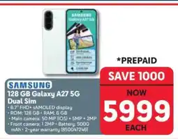 Makro Samsung 128 GB Galaxy A27 5G Dual Sim offer