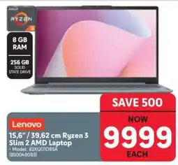 Makro Lenovo 15,6” / 39,62 cm Ryzen 3 Slim 2 AMD Laptop offer