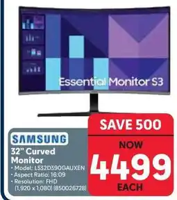 Makro Samsung 32 Curved Monitor offer