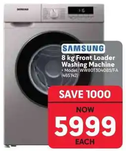 Makro Samsung 8 kg Front Loader Washing Machine offer