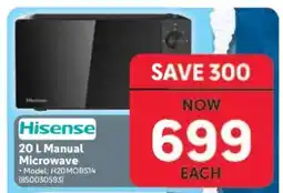 Makro Hisense 20 L Manual Microwave offer