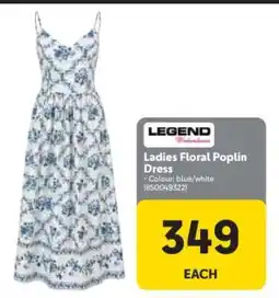 Makro Ladies Floral Poplin Dress offer